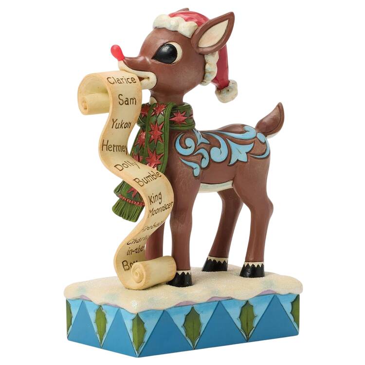 Rudolph the Red-Nosed Reindeer Traditions Rudolph With List - With Box 108
