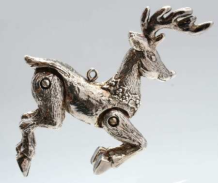 J Reed & Sons Ornaments Reindeer-Neiman Marcus - Boxed