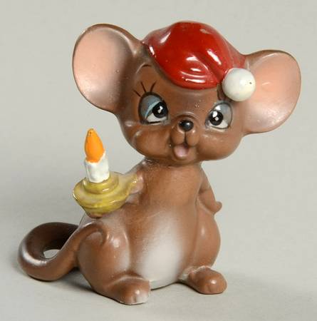 Mice Mouse With Candle - No Box