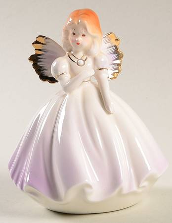 Birthstone Angel October-Opal - Boxed