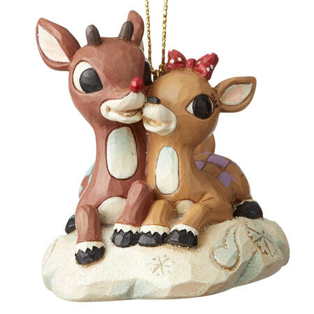 Rudolph Traditions Ornaments Rudolph & Clarice Laying Down - Boxed