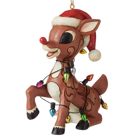 Rudolph Traditions Ornaments Rudolph Wrapped In Lights - Boxed