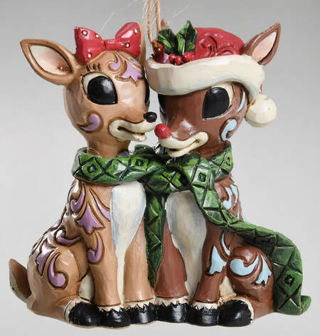 Rudolph Traditions Ornaments Rudolph And Clarice - With Box