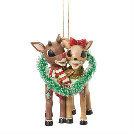 Rudolph Traditions Ornaments Rudolph & Clarice Heart - Boxed