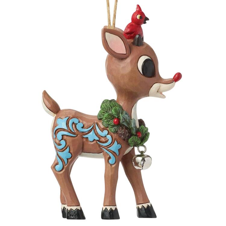 Rudolph Traditions Ornaments Rudolph With Wreath - Boxed