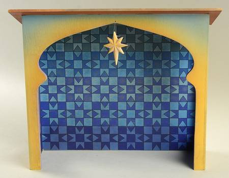 Blue Nativity - Small Creche - No Box