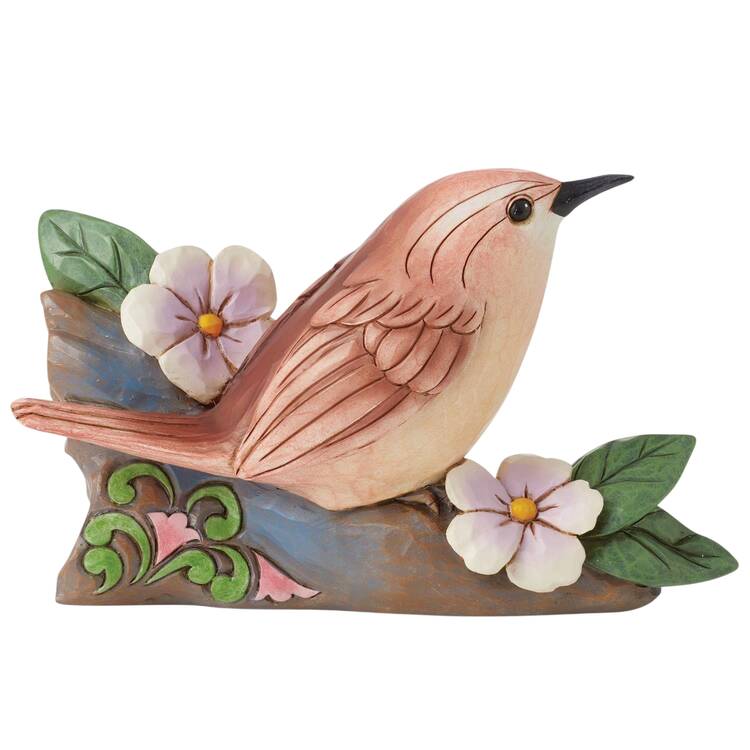 Birds Tiny Singer-Carolina Wren - Boxed