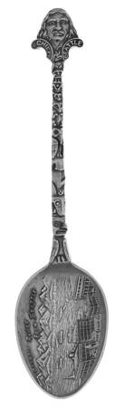 Souvenir Spoons Totem Pole Pioneer Square Seattle Wash - No Box