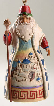Santas Around the World Greek - Boxed