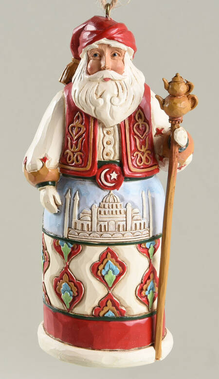 Santas Around the World Turkish - Boxed