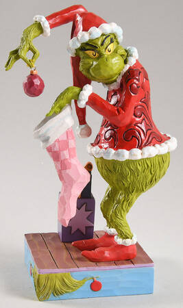 The Grinch - Dr Seuss Grinch Stealing Ornament - Boxed