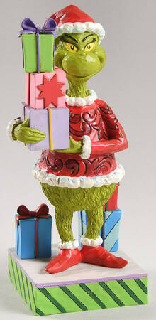 The Grinch - Dr Seuss Grinch Holding Presents - Boxed