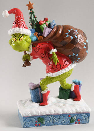 The Grinch - Dr Seuss Grinch Tip Toeing - With Box