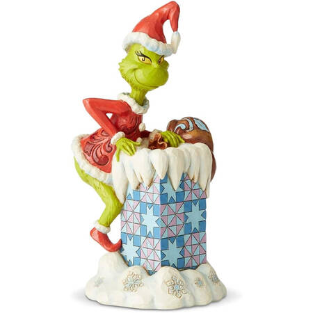 The Grinch - Dr Seuss Grinch Climbing In Chimney - Boxed