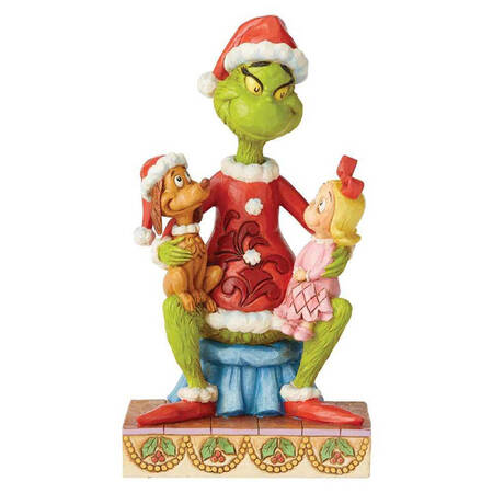 The Grinch - Dr Seuss Grinch With Cindy And Max - Boxed