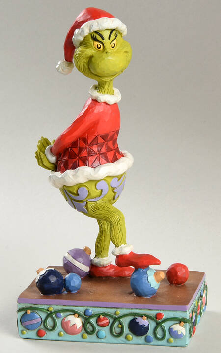 The Grinch - Dr Seuss Grinch Stepping On Ornaments - Boxed