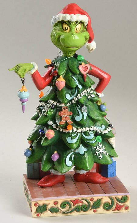 The Grinch - Dr Seuss Grinch Dressed As A Tree - Boxed