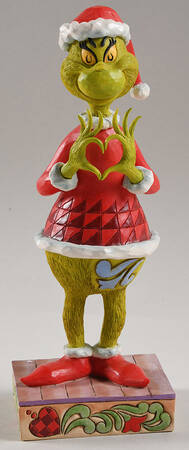 The Grinch - Dr Seuss Grinch With Heart Hands - Boxed