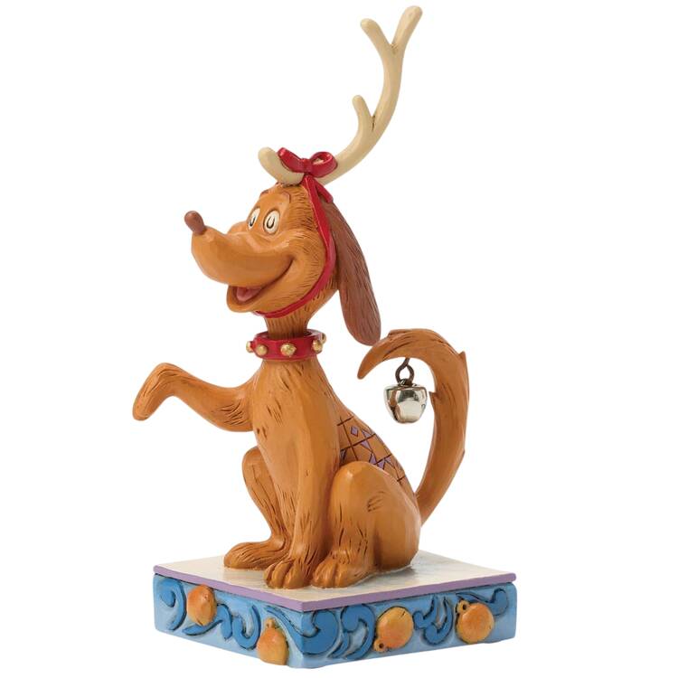 The Grinch - Dr Seuss Max With Bell On Tail - Boxed