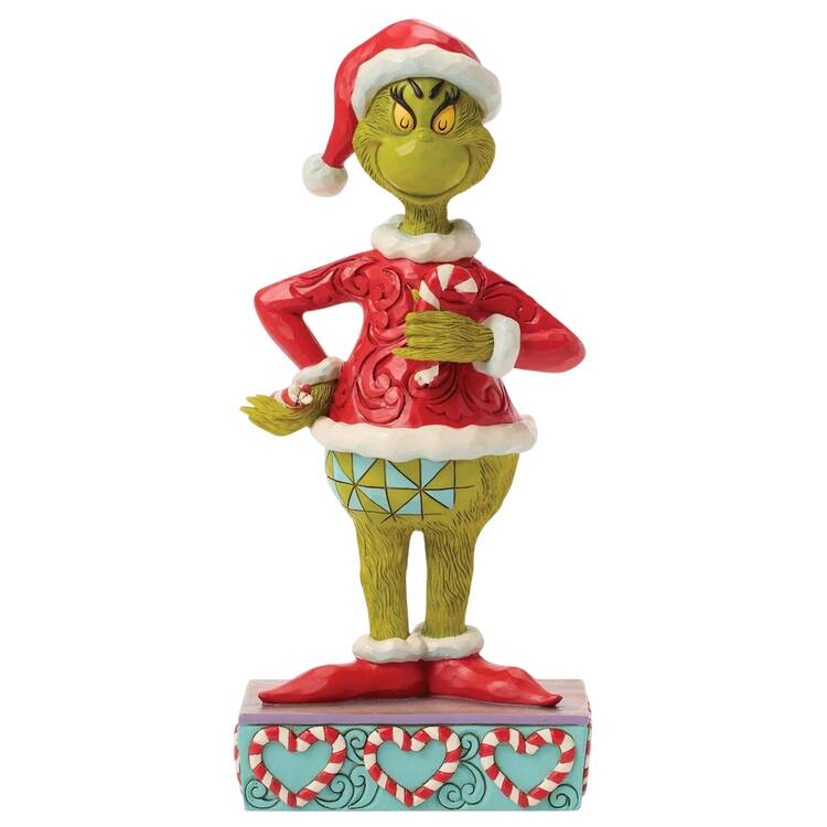 The Grinch - Dr Seuss Grinch With Broken Candy Cane - Boxed