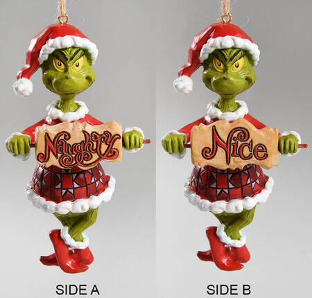 Grinch Ornaments Grinch Naughty/Nice - Boxed