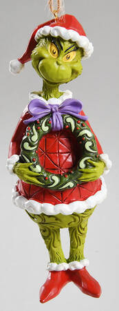 Grinch Ornaments Grinch Holding Wreath - Boxed
