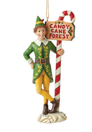 Elf the Movie Elf By The Candy Cane Ornament - With Box