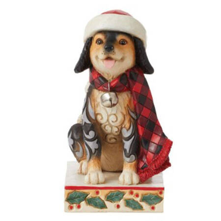 Highland Glen Figurines Bundled Up Pup - Boxed
