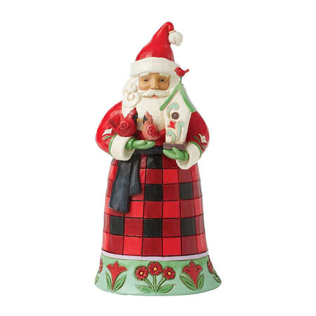 Highland Glen Figurines Santa's Cardinal Christmas - Boxed