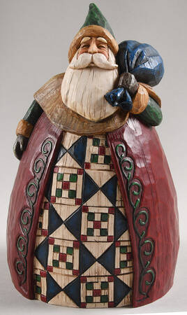 Classic Santas Santa With Bag Over Shoulder - Boxed