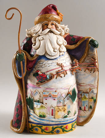 Classic Santas Fly Away, Tiny Sleigh - Boxed