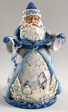 Classic Santas It's A Blue Christmas - Boxed