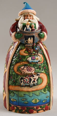 Classic Santas Two By Two Santa - Noah's Ark - Boxed