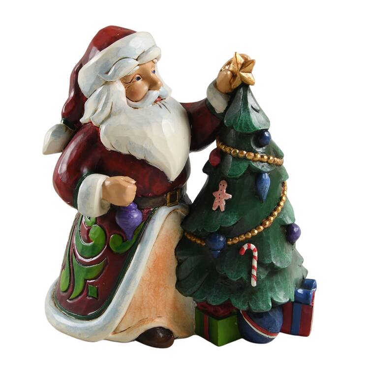 Classic Santas Trimmed In Tradition - Boxed