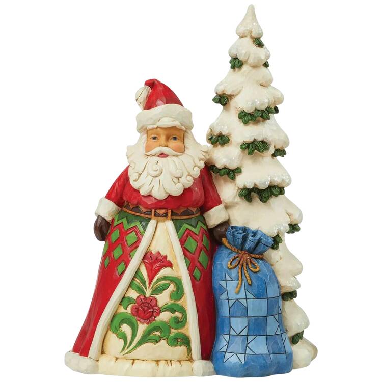 Classic Santas Share Christmas Spirit - With Box 233