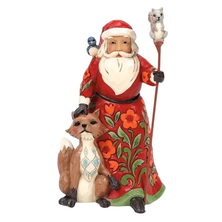 Classic Santas Santa's Woodland Friends - Boxed