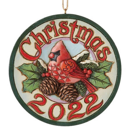 Annual Ornament 2022 - Christmas Cardinal - Boxed