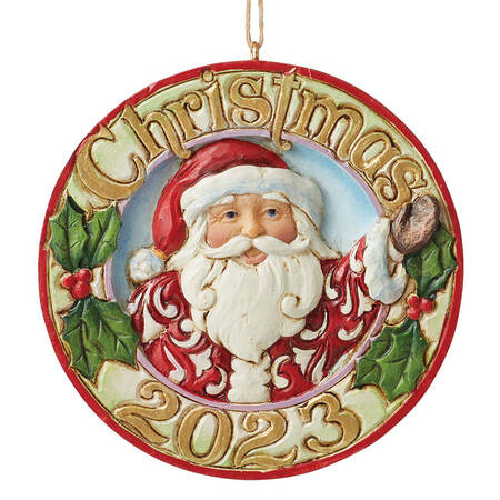 Annual Ornament 2023 - Jolly Santa - Boxed