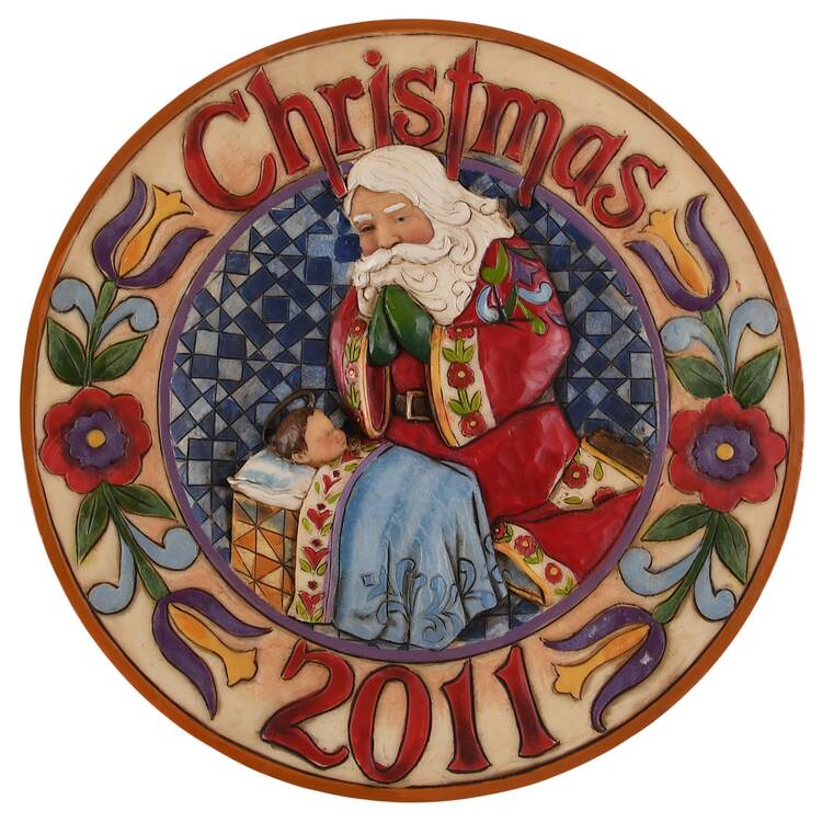 Annual Christmas Plate Every Knee Shall Bow - No Box