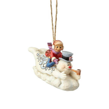 Frosty the Snowman Ornaments Frosty & Karen Sledding - Boxed