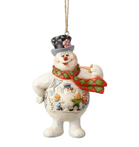 Frosty the Snowman Ornaments Frosty With Kid Scene - Boxed