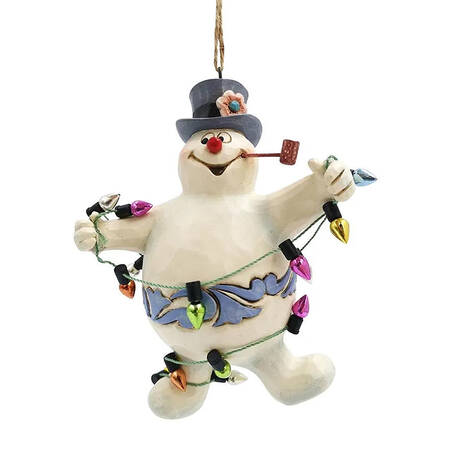 Frosty the Snowman Ornaments Frosty Wrapped In Lights - Boxed