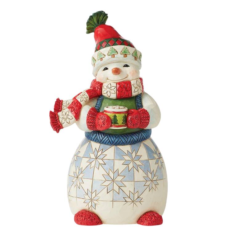 Snowmen Cocoa And Christmas Cheer - Boxed