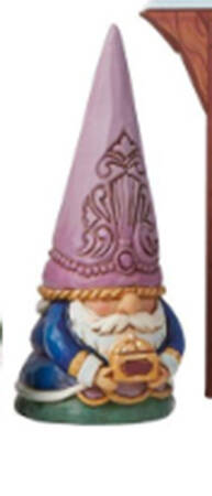 Gnome Christmas Pageant Nativity Wise Man With Gift- Pink Hat - No Box