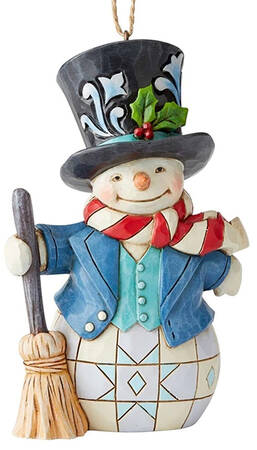 Snowman Ornaments Snowman W/Top Hat  - Boxed