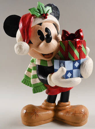 Mickey & Friends Christmas Holiday Mickey With Presents - Boxed