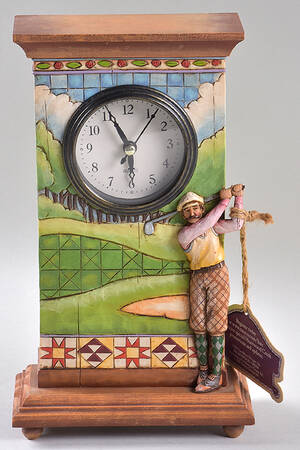 Sports & Hobbies Golfers Clock - No Box