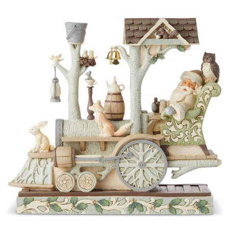 White Woodland Express by Jim Shore