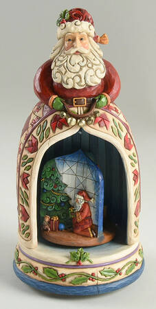 Revolving Christmas Figurines And To All A Good Night - Boxed