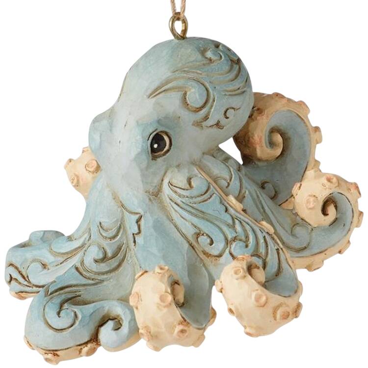 Coastal Christmas Ornaments Octupus - Boxed